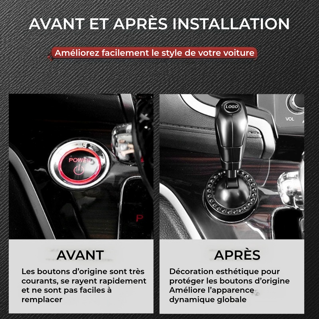 Poignée de démarrage avec logo auto