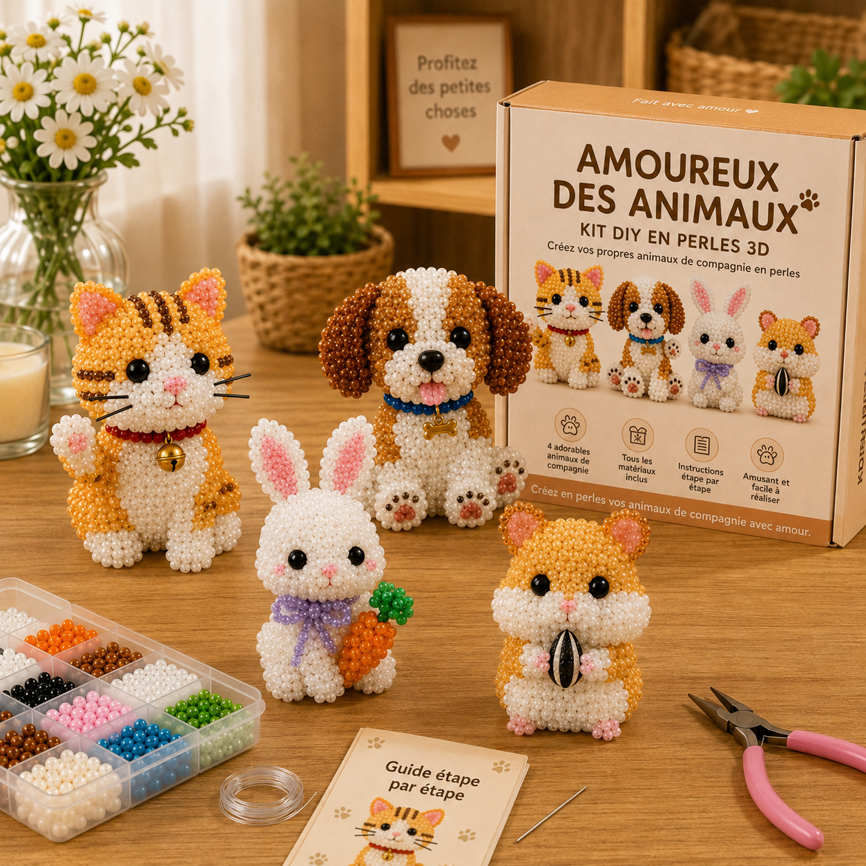 Perles et bricolage : Amis animaux