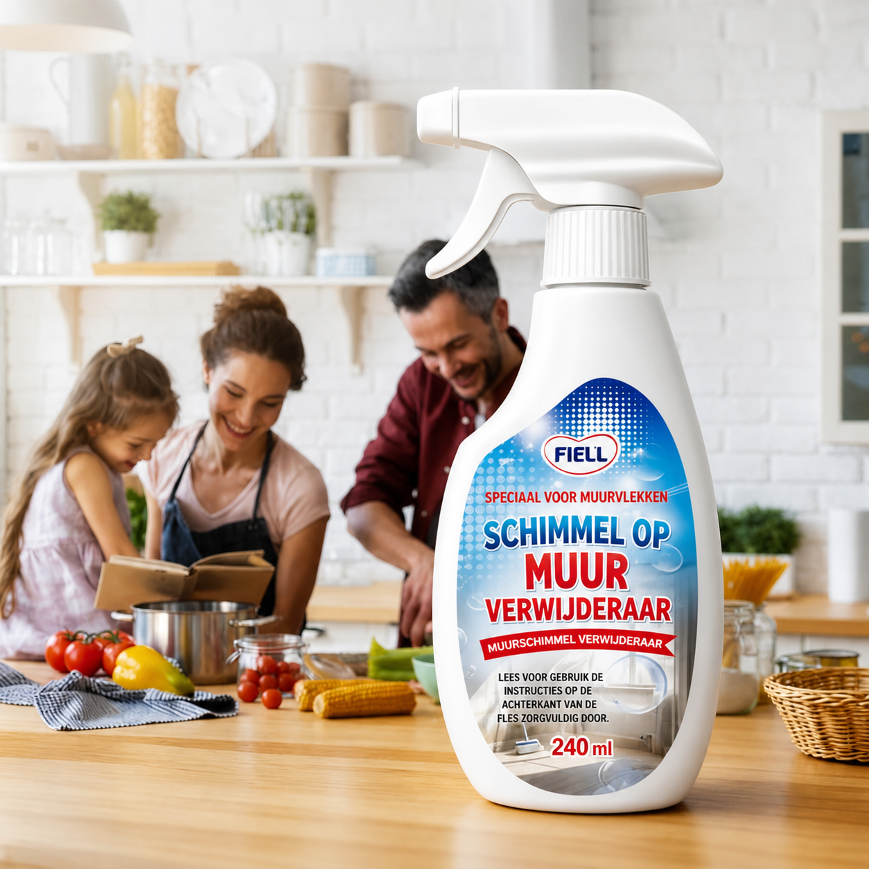 Spray Nettoyant Anti-Moisissure à Action Rapide pour Murs