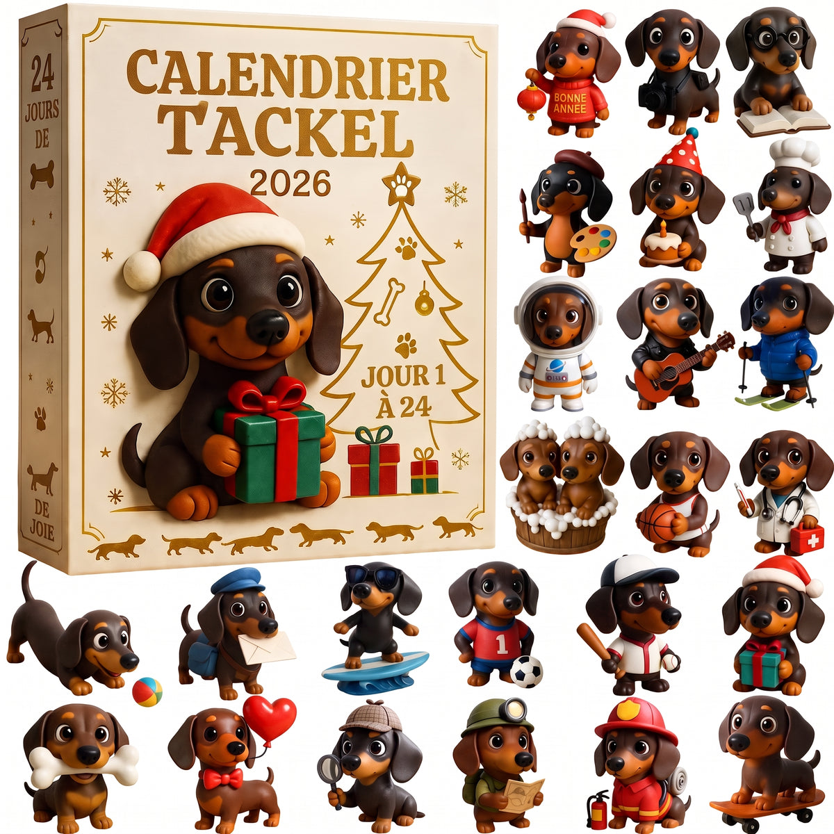 Calendrier de l’Avent Teckel