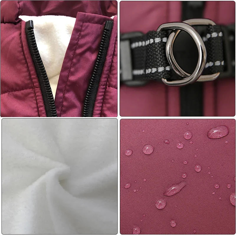 Petstar™ – Manteau d’hiver imperméable avec harnais intégré