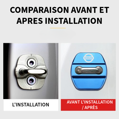 Luxe Autodeurslot Beschermpads | 4 pièces