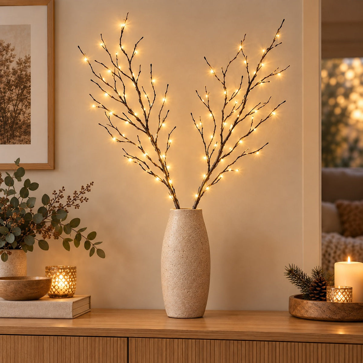 Branches LED à piles
