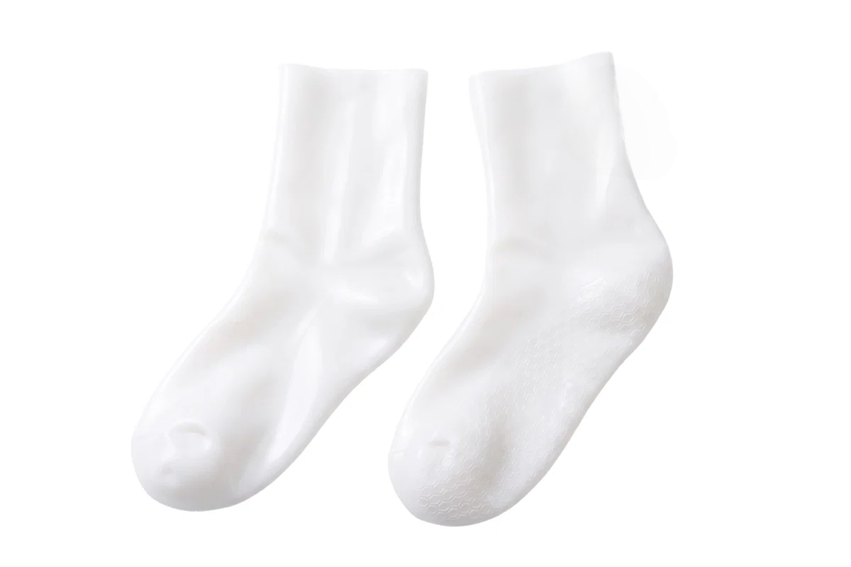 Chaussettes hydratantes en silicone