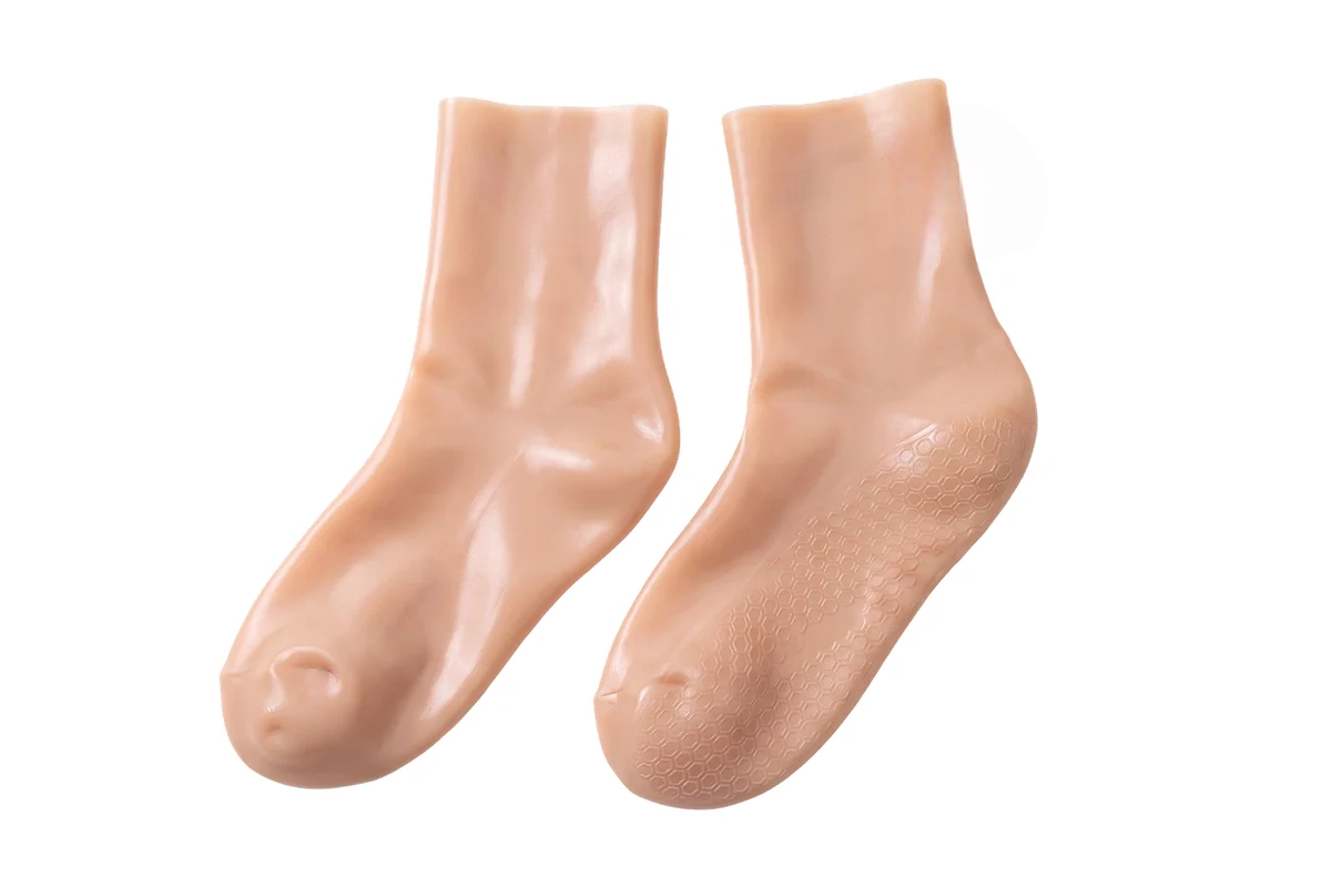 Chaussettes hydratantes en silicone