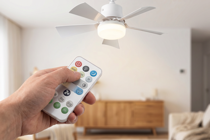 Ventilateur de plafond 2-en-1 avec télécommande