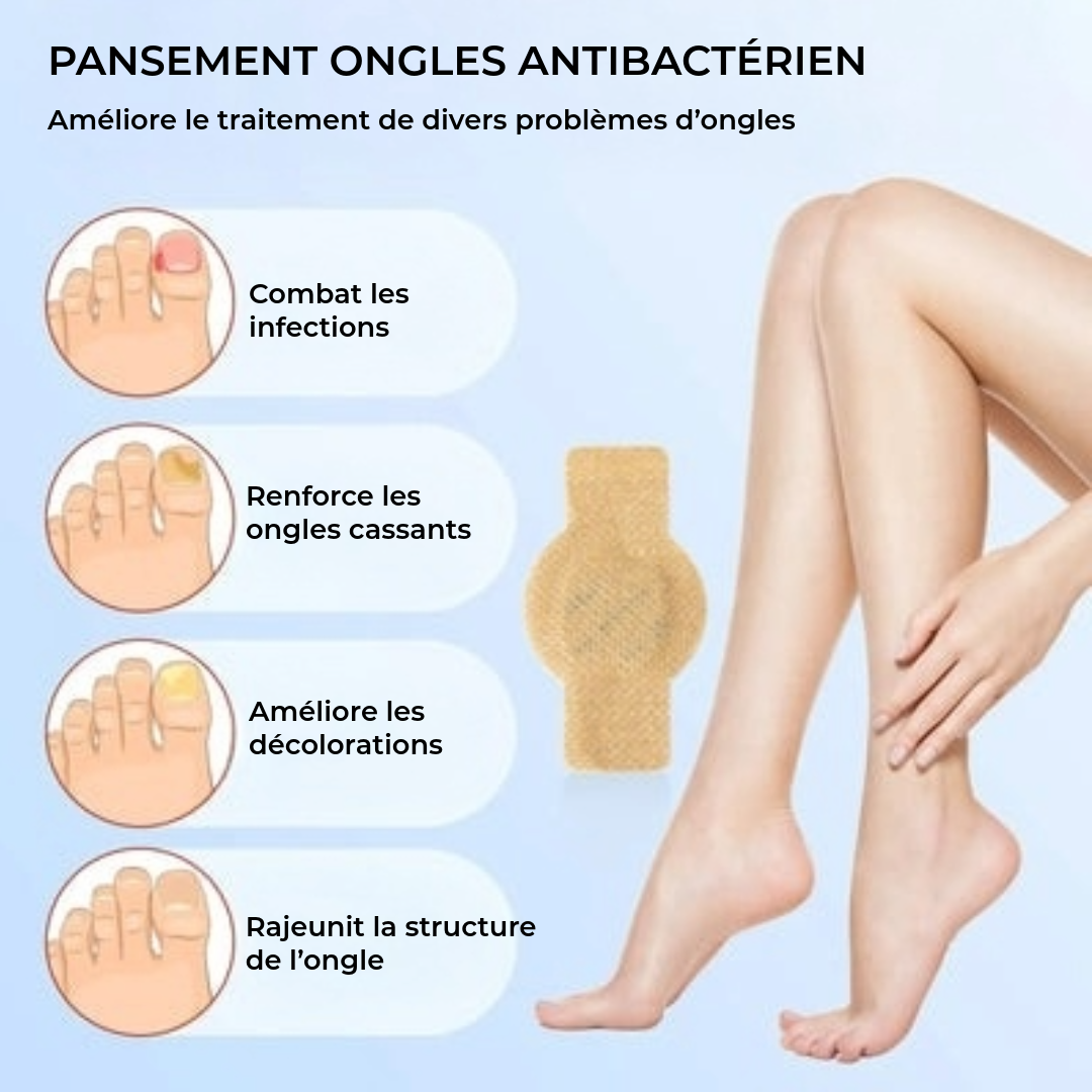 FungalPatch - Patch Antibactérien Antifongique et Soin des Ongles Pack