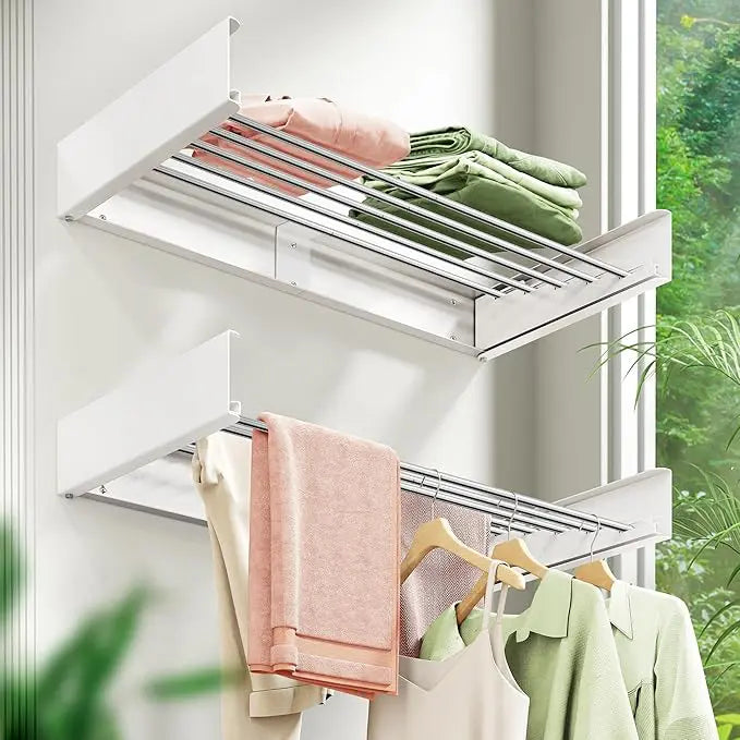 AirFold – Étendoir mural (pliable et gain de place)