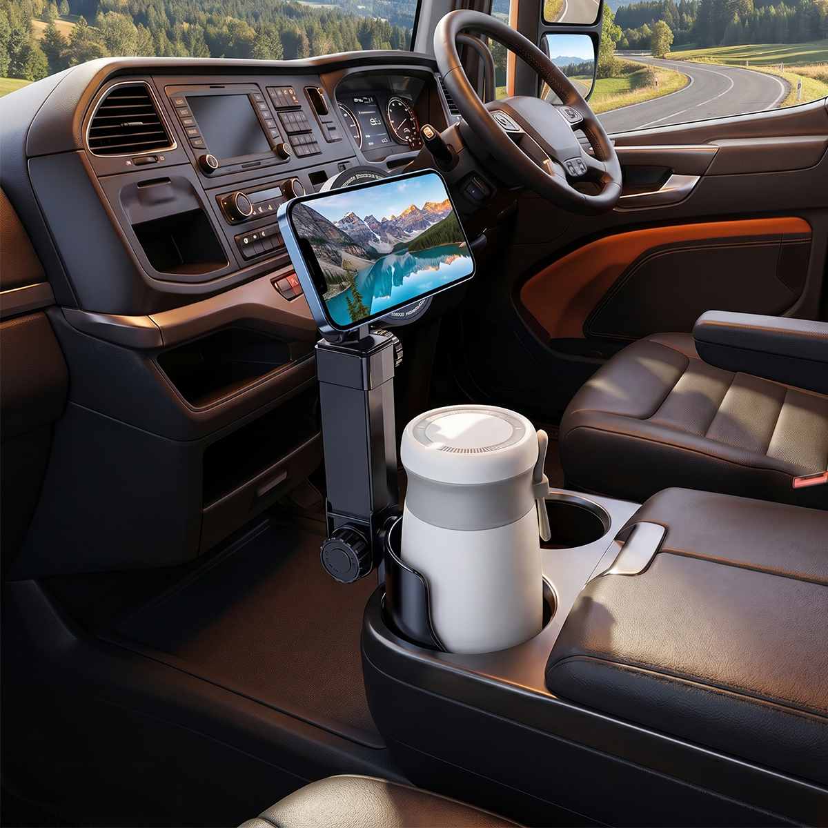 Support de téléphone pour porte-gobelet de voiture