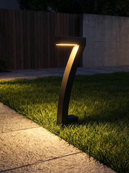 Éclairage de Chemin Moderne à Énergie Solaire au Design Créatif
