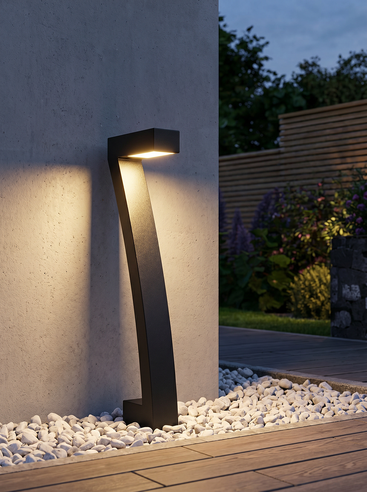 Éclairage de Chemin Moderne à Énergie Solaire au Design Créatif