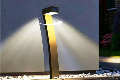 Éclairage de Chemin Moderne à Énergie Solaire au Design Créatif