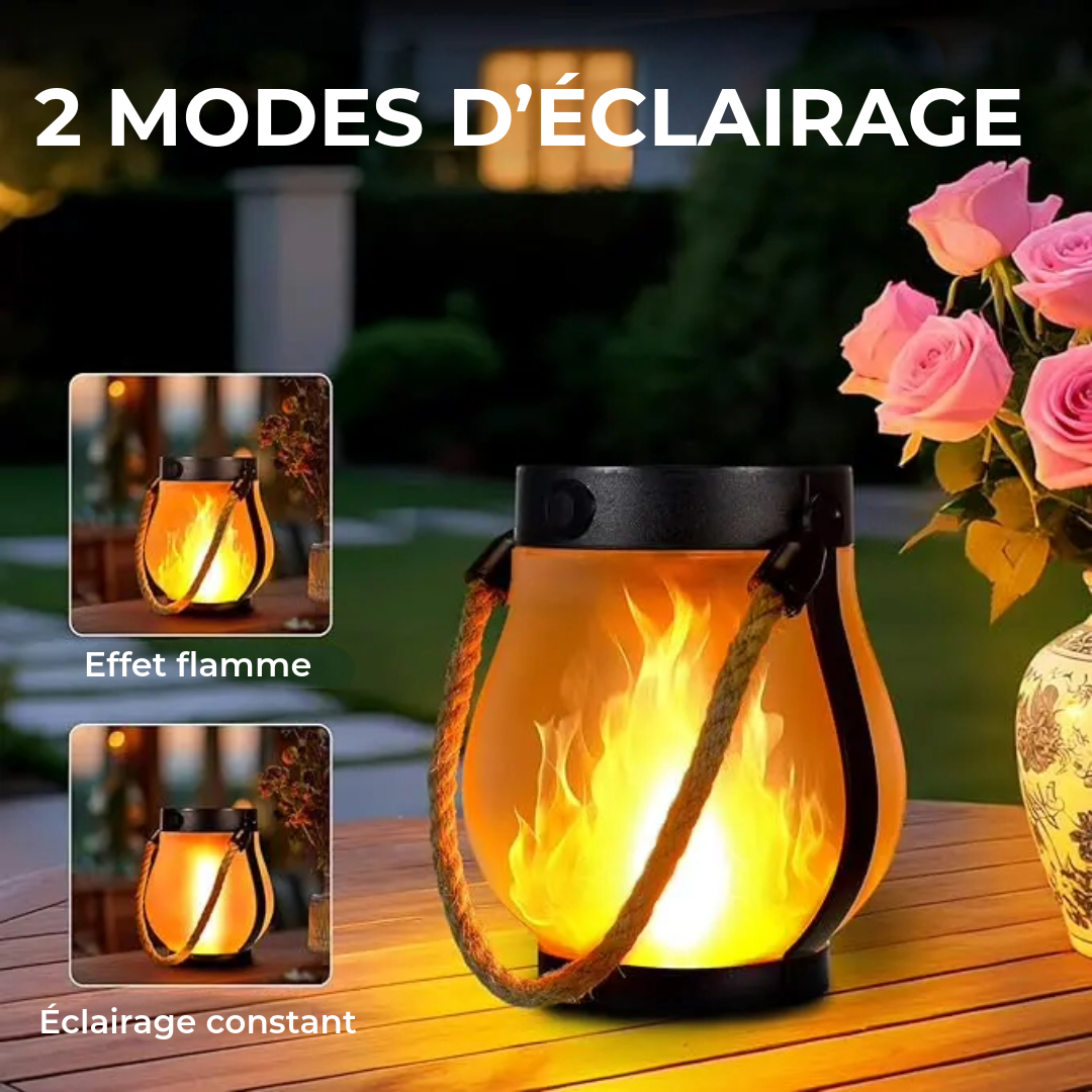 Lanterne à Flammes Solaires