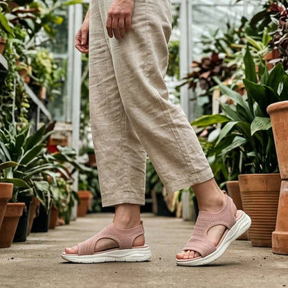 Sandales plates confortables et respirantes