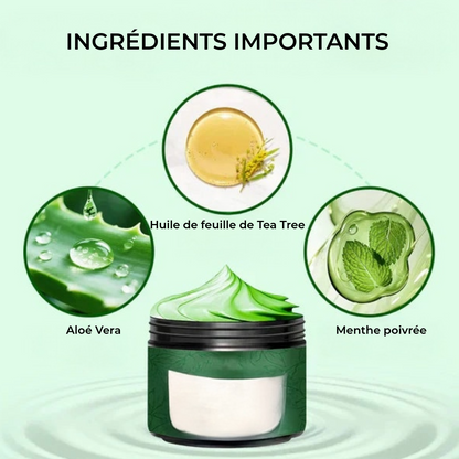 Crème hydratante pour les pieds à l'huile de tea tree et à l'Aloe Vera