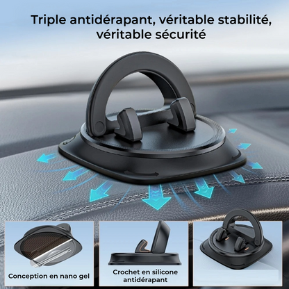 Support de téléphone avec logo auto 360°