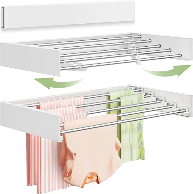 AirFold – Étendoir mural (pliable et gain de place)