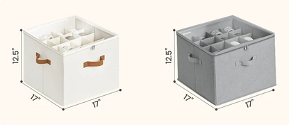 Boîte de rangement avec 12 compartiments