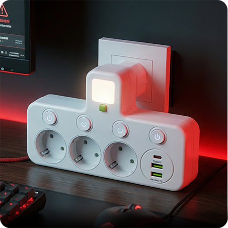 Adaptateur multiprise EU