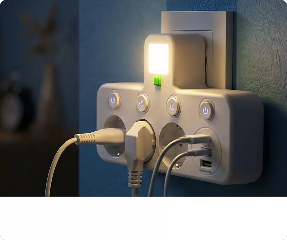 Adaptateur multiprise EU
