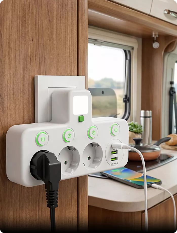 Adaptateur multiprise EU