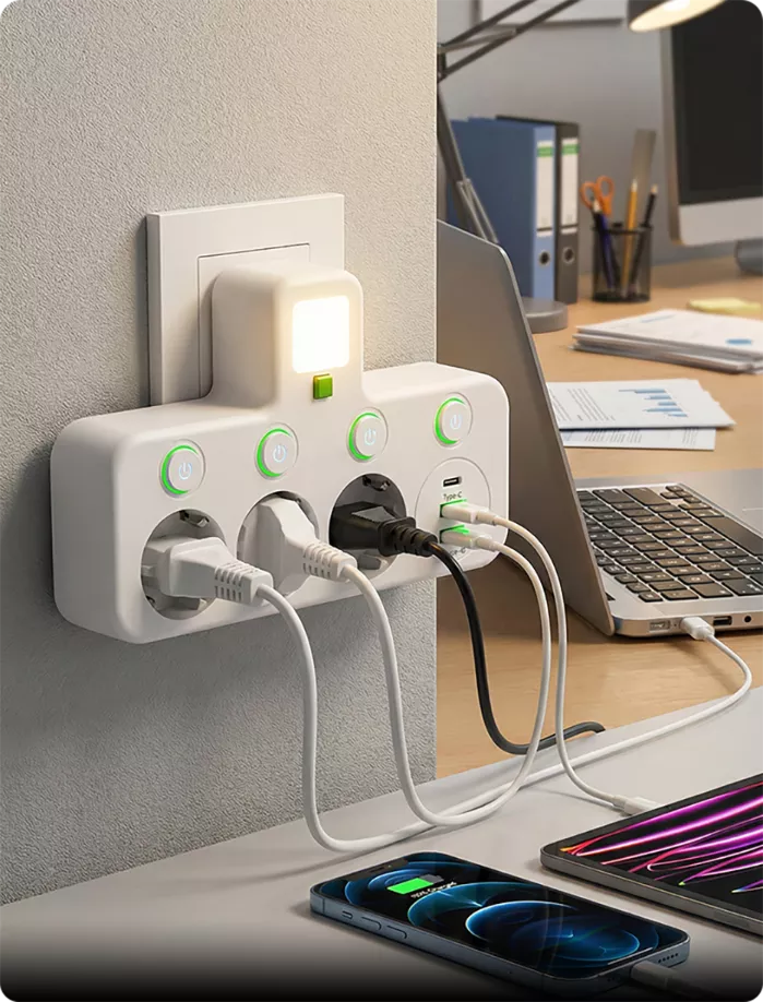 Adaptateur multiprise EU