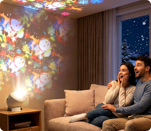 Projecteur LED Rotatif Dynamique