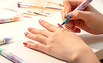 Ensemble de Stylos Double Embout pour Nail Art