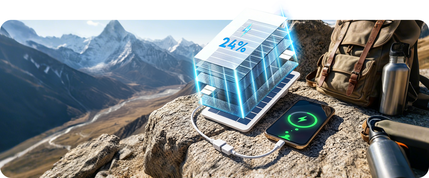 Chargeur Solaire Portable