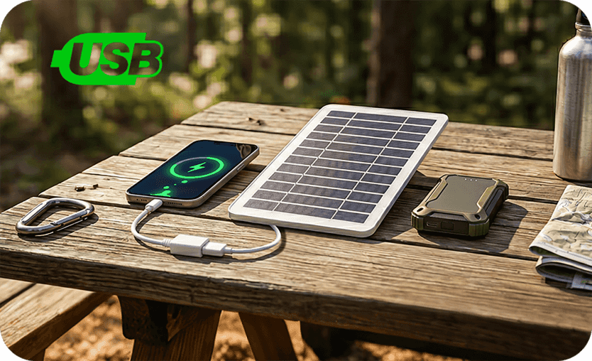 Chargeur Solaire Portable