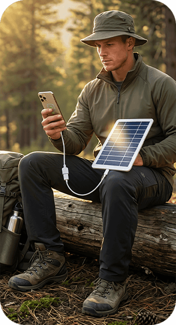 Chargeur Solaire Portable