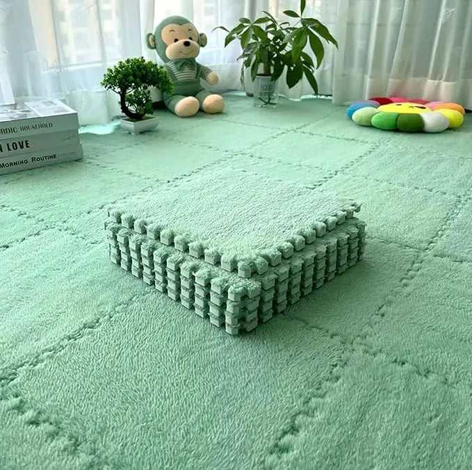 SoftStep PlayTiles – Dalles de sol modulaires et douces pour un jeu en toute sécurité et un intérieur élégant. (Lot de 10 pièces)