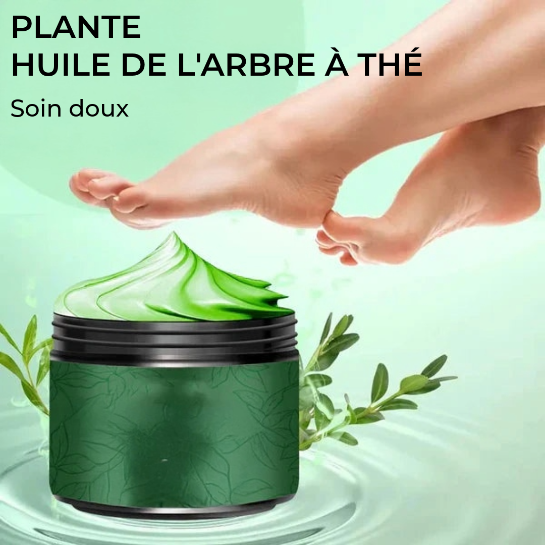 Crème hydratante pour les pieds à l'huile de tea tree et à l'Aloe Vera
