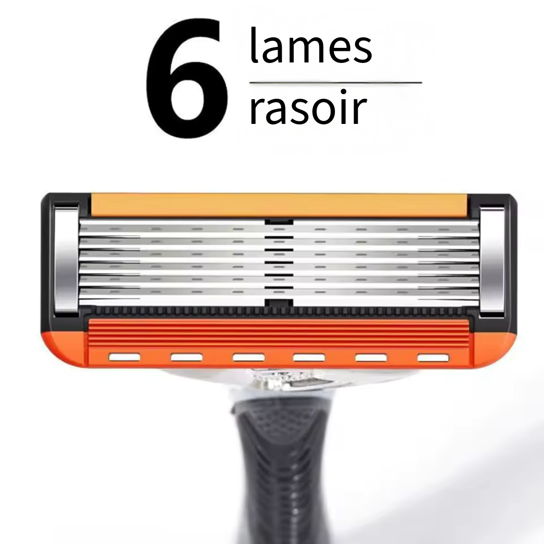 ProShave 6 – Lames de rasoir à 6 lames en lots de 24/48 pièces. Rasage classique et sûr avec six lames pour précision, confort et longue durée de vie