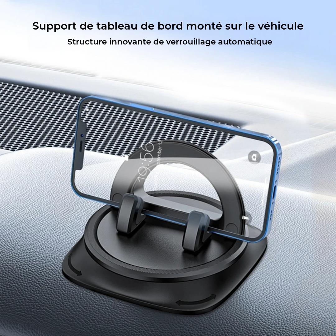 Support de téléphone avec logo auto 360°