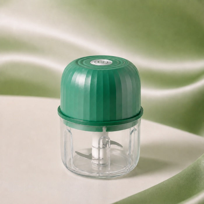 PrepPod – Mini-hachoir sans fil pour l’ail, les oignons et les herbes en quelques secondes