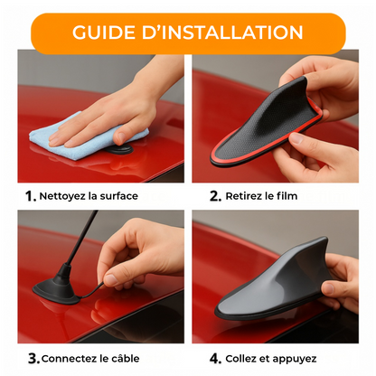 Amplificateur d’antenne voiture Shark – réception radio supérieure