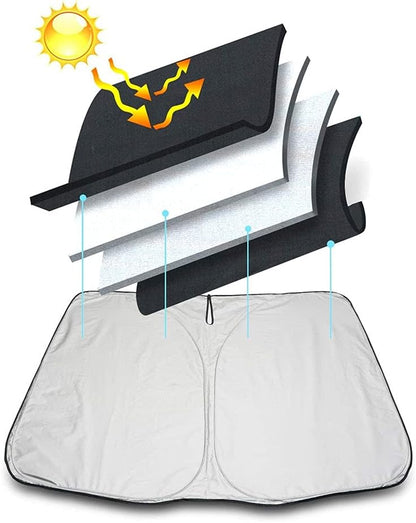 Pare-soleil Pliable avec Logo de Voiture