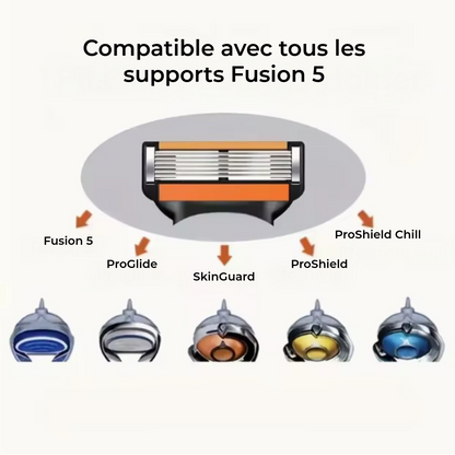 ProShave 6 – Lames de rasoir à 6 lames en lots de 24/48 pièces. Rasage classique et sûr avec six lames pour précision, confort et longue durée de vie