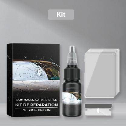 Kit de réparation pour pare-brise contre les fissures