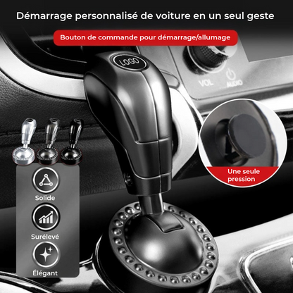 Poignée de démarrage avec logo auto