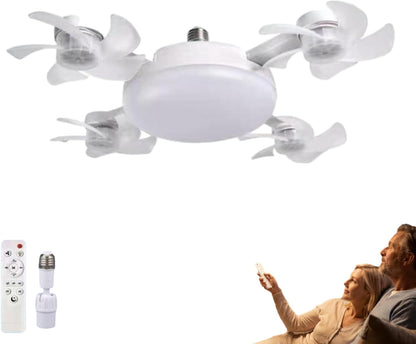 BreezeFlow – Ventilateur de plafond avec éclairage LED et télécommande