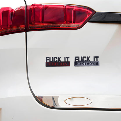 Emblème de voiture amusant
