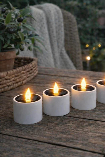 Lot de Bougies Chauffe-Plat Solaires (4 Pièces)
