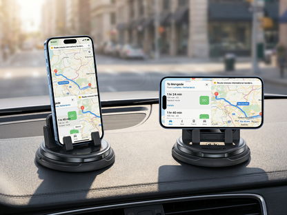 Support de téléphone rotatif pour tableau de bord