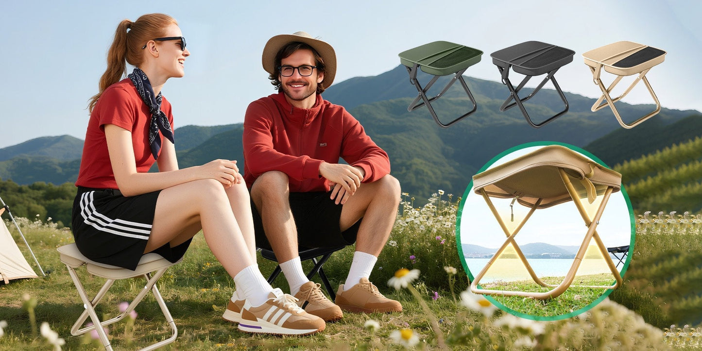 Tabouret portable pour l’alpinisme et la randonnée