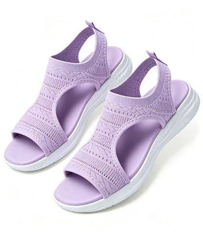 Sandales plates confortables et respirantes