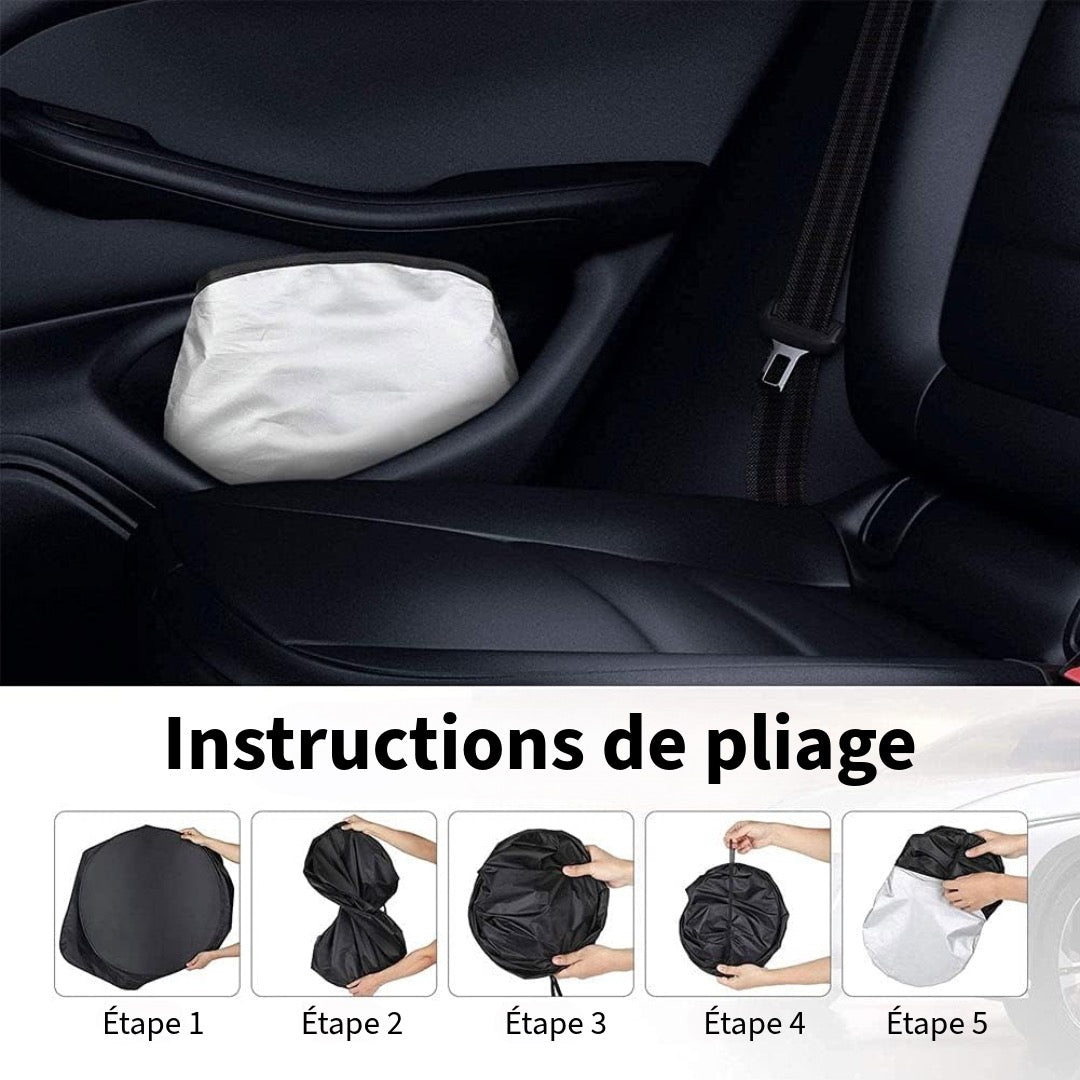 Pare-soleil Pliable avec Logo de Voiture
