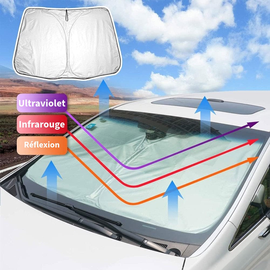 Pare-soleil Pliable avec Logo de Voiture