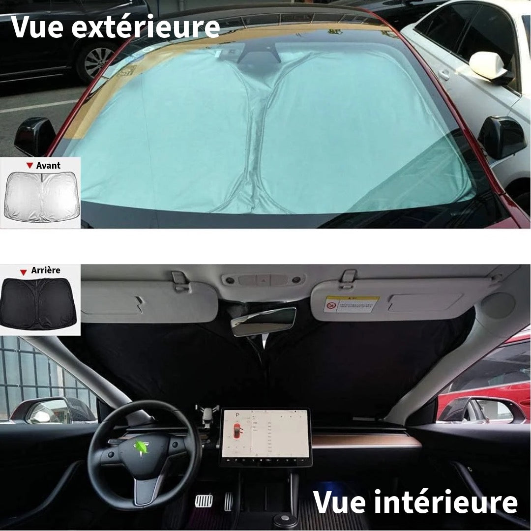Pare-soleil Pliable avec Logo de Voiture